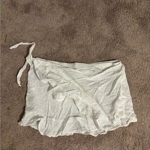 Abercrombie | White Wrap Swim Cover UpSkirt